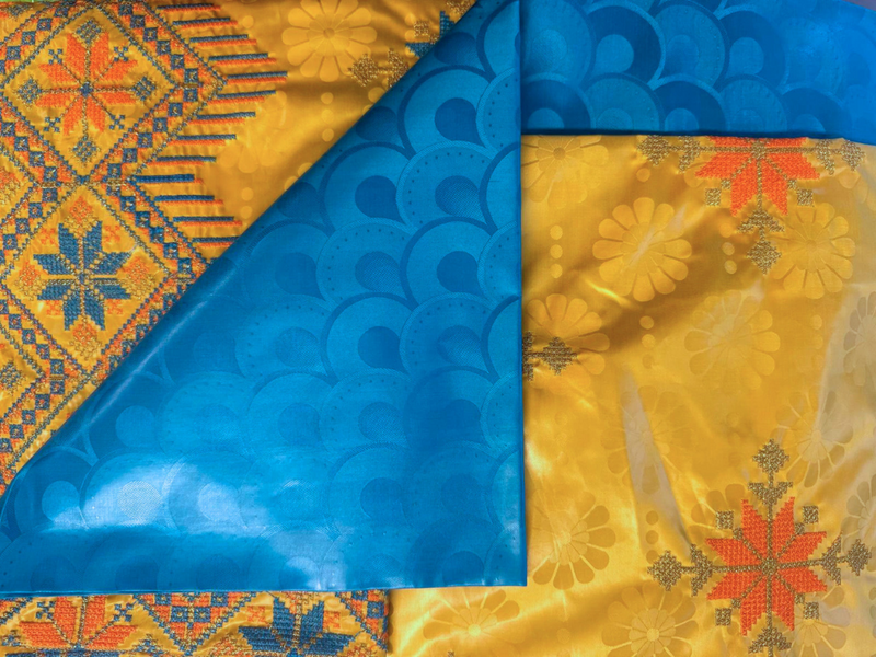 2 TONS - Jaune Or & Turquoise 4M